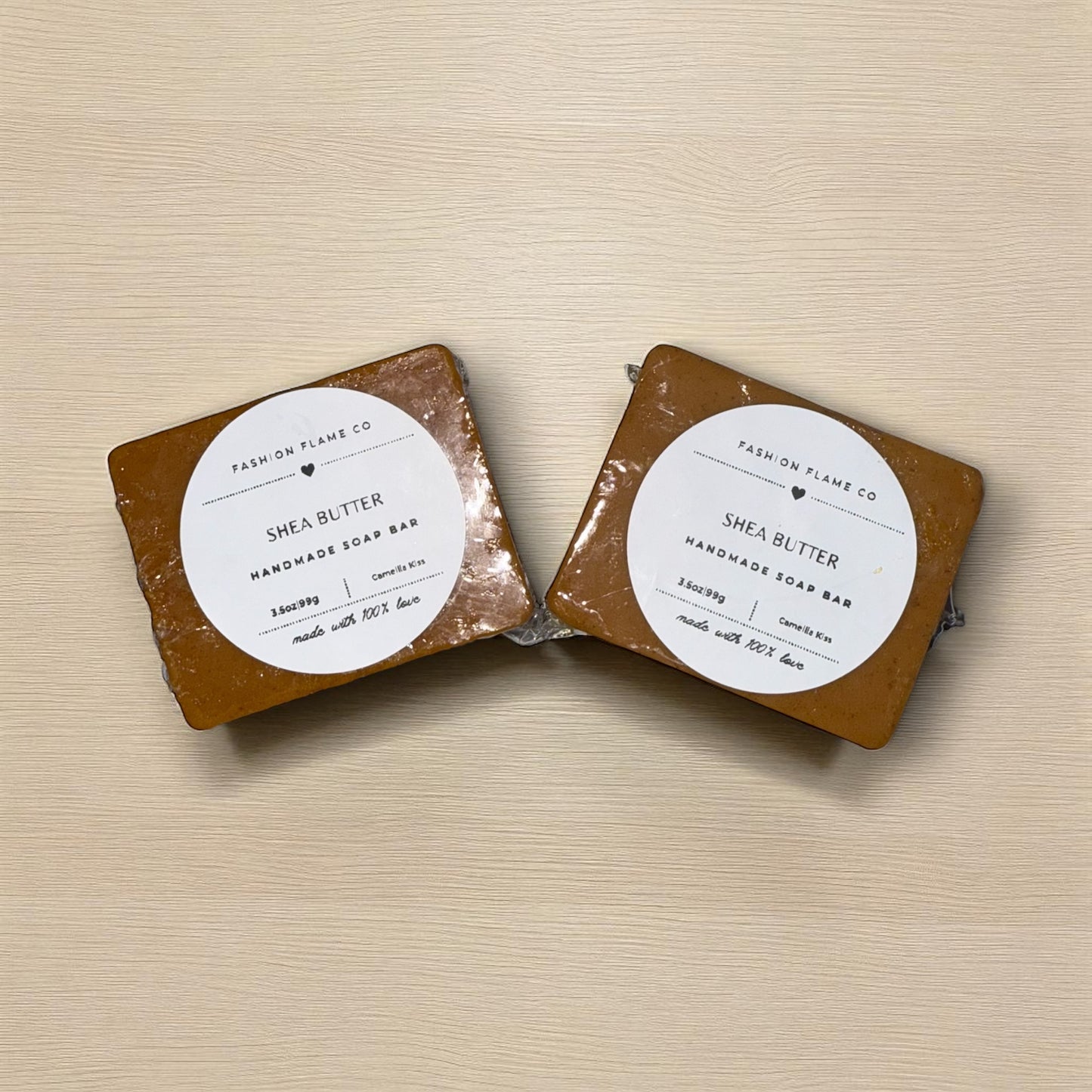 3.5 oz Camellia Kiss Shea Butter Bar Soap