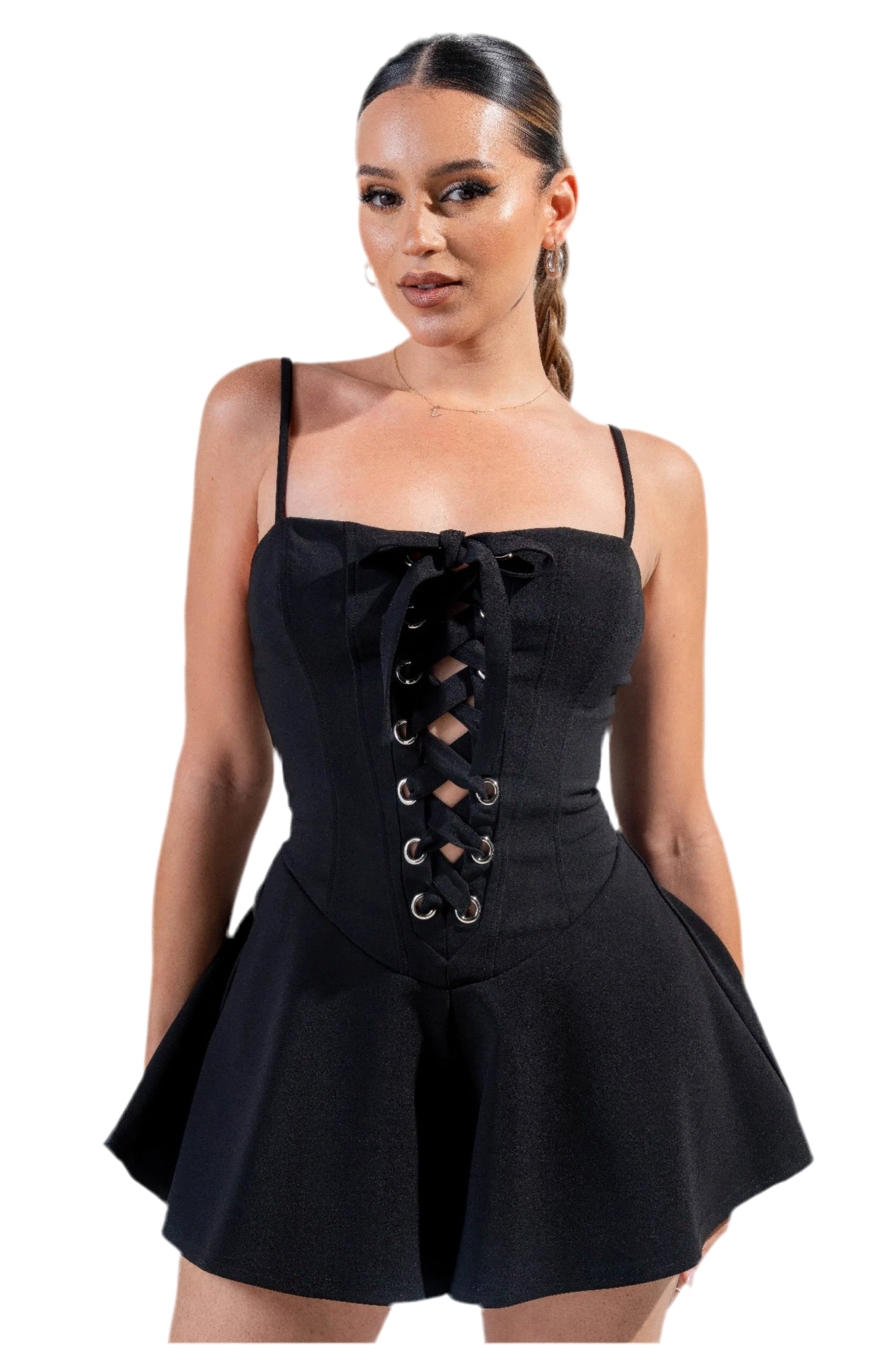 Stretch Woven Jumpsuit ~2 Colors