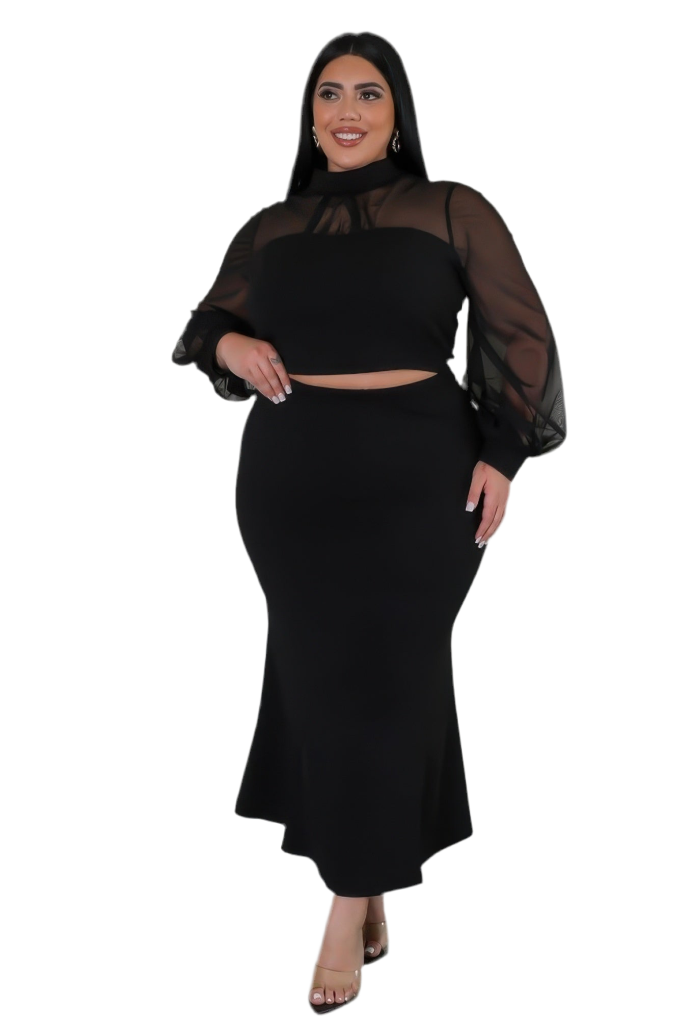 Stretch Skirt Set ~ 2 Colors