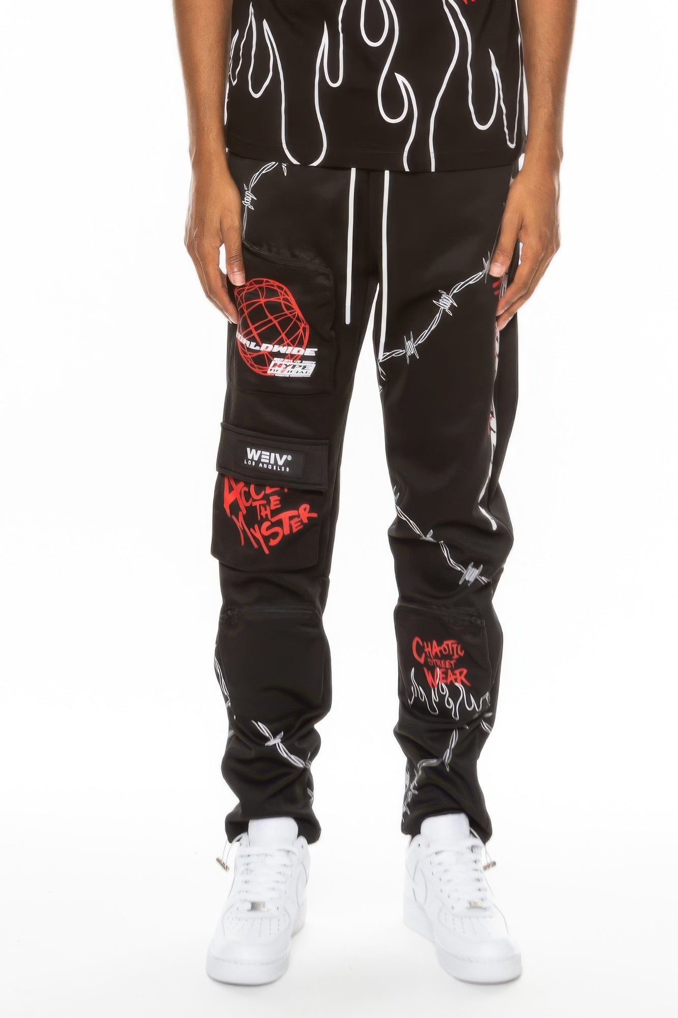 Hype Official Print Track Pant ~ 5 Colors