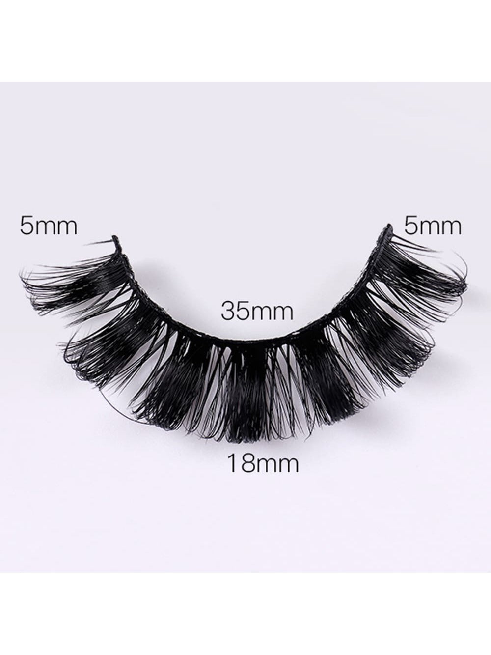 4 Pairs Russian Strip Fluffy 3D Mink Lashes